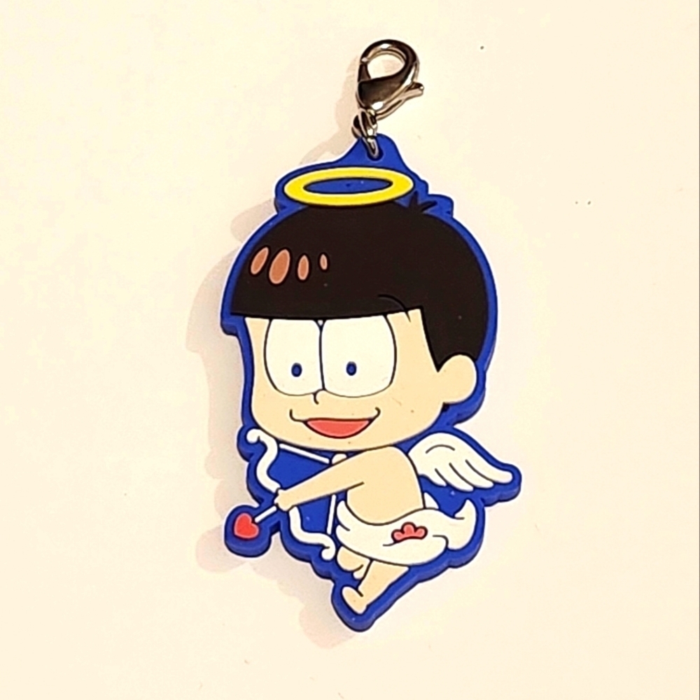 *4 for $20* Mr. Osomatsu-san - Jyushimatsu Angel - Rubber Strap - Keyring Charm